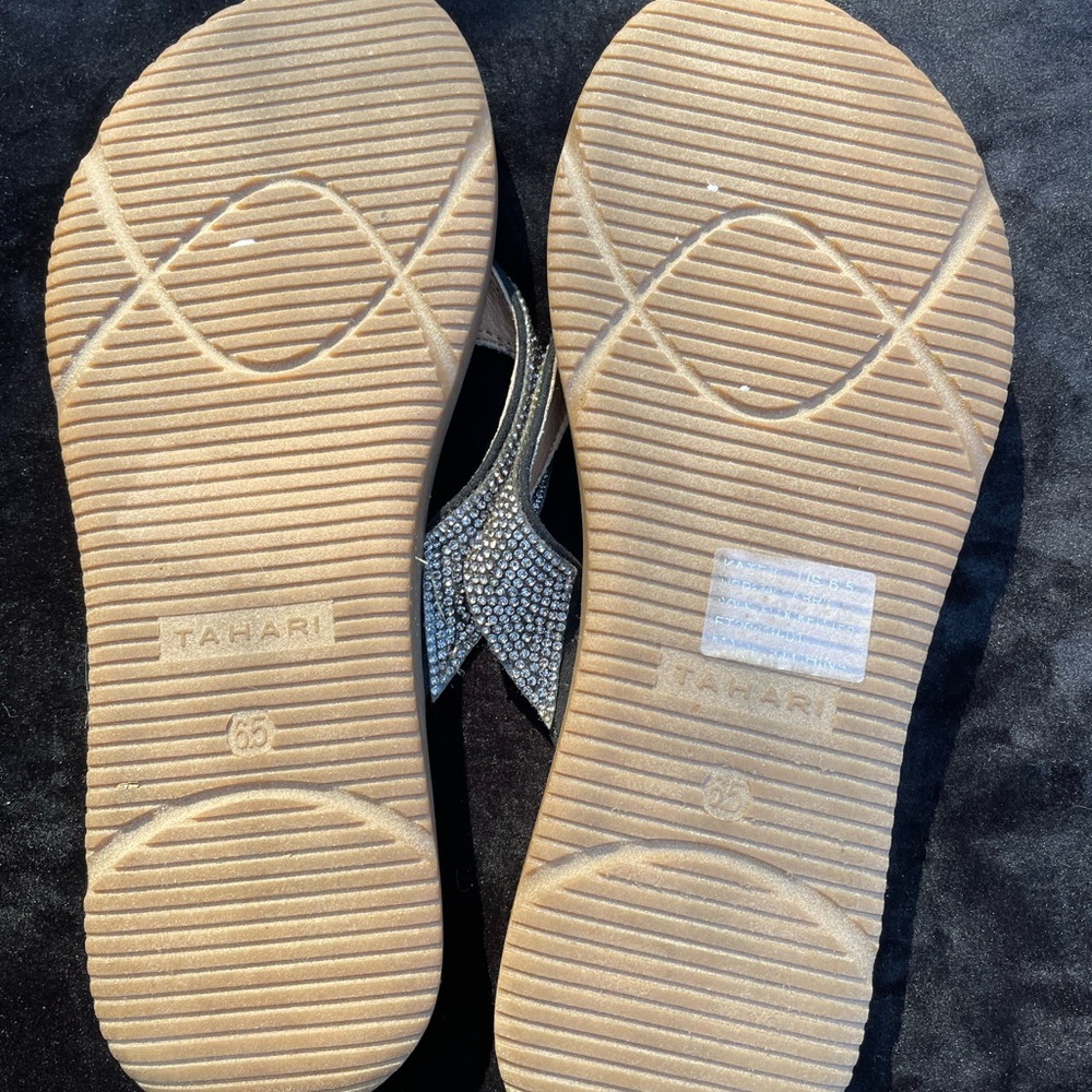 Tahari Rhinestone sandals - Picture 4 of 6